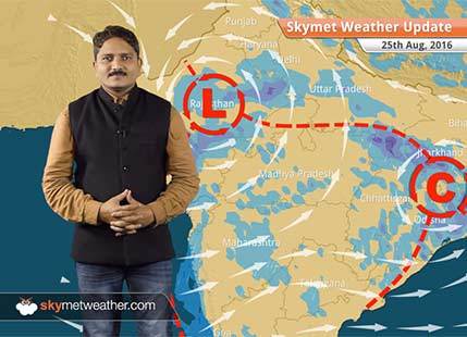 Weather Forecast for Aug 25: Monsoon rains in Delhi, West UP, MP, Rajasthan, Mumbai