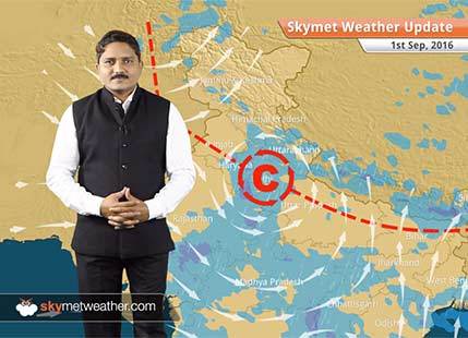 Weather Forecast for Sep 1: Rainfall will increase over foothills regions of Himalayas