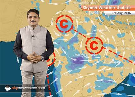 Weather Forecast for Aug 3: Monsoon active over Madhya Pradesh, Gujarat, Odisha