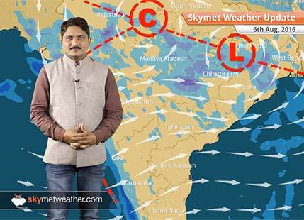 Weather Forecast for Aug 6: Gujarat, MP, Chhattisgarh, Konkan & Goa to witness good Monsoon showers