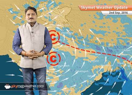 Weather Forecast for Sep 2: Monsoon showers continue in MP, UP, Bihar, Chhattisgarh