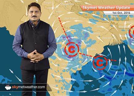 Weather Forecast for Oct 1: Rain in Chennai, MP, Vidarbha, Odisha, Bihar, East UP