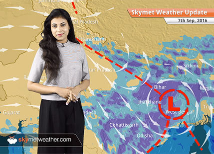 Weather Forecast for Sep 7: Monsoon rains continue in West Bengal, Bihar, Jharkhand, Chhattisgarh
