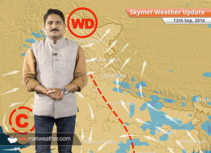 Weather Forecast for Sep 13: Good rain in Chhattisgarh, light over north India