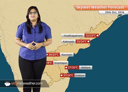 Weather Forecast for Andhra Pradesh for October 29: Good rains to lash Coastal Andhra Pradesh