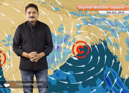 Weather Forecast for Oct 8: Gangetic West Bengal and Odisha would observe good rain