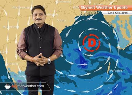 Weather Forecast for Oct 22: Depression in Bay of Bengal, pleasant weather in North