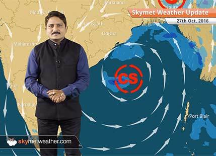 Weather Forecast for Oct 27: Cyclone Kyant to give rain in Andhra Pradesh, Dry weather in North India