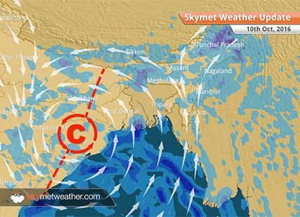Weather Forecast for Oct 10: Good rains to continue over East, Northeast India