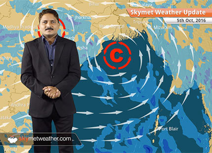 Weather Forecast for Oct 5: Good rains in Gujarat and Konkan; light rain in east India