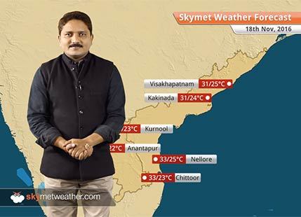 Weather Forecast for Andhra Pradesh for Nov 18: Temperatures will go above normal over entire Andhra
