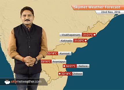 Weather Forecast for Andhra Pradesh for Nov 23: Maximums to stay above normal in entire Andhra