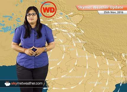 Weather Forecast for Nov 25: Rain and snow in Jammu and Kashmir, Himachal, dry weather in Chennai