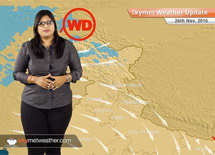 Weather Forecast for Nov 26: Rain and snow in Kashmir, Himachal, dry weather in North, South India