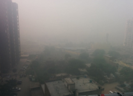 Delhi Pollution: Here’s how the sky looked early in the morning