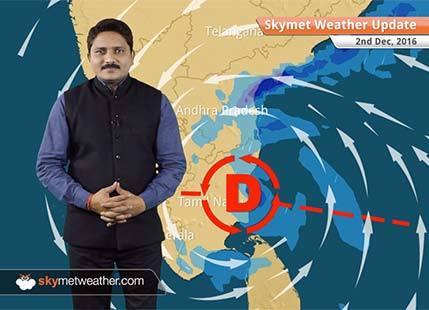 Weather Forecast for Dec 2: Cyclone Nada continues giving rain to Chennai, Bangalore, Fog in Delhi