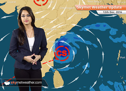 Weather Forecast for Dec 12: Cyclone Vardah to make landfall near Chennai; Fog in Delhi, UP