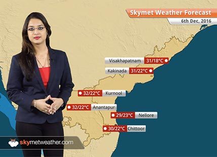Weather Forecast for Andhra Pradesh for Dec 6: Scattered rains in south coastal AP, Rayalaseema