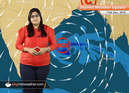 Weather Forecast for Dec 11: Severe Cyclone Vardah moves closer to Andhra, Snow in Kashmir, Himachal