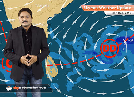 Weather Forecast for Dec 8: Rain in coastal TN including Chennai due to deep depression