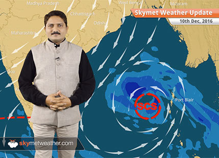 Weather Forecast for Dec 10: Cyclone Vardah moves close to Andhra, Snow in Kashmir, Himachal