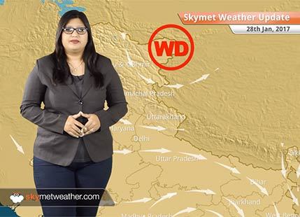 Weather Forecast for Jan 28: Clear weather in Kashmir, Himachal, Delhi, rain in TN, Kerala