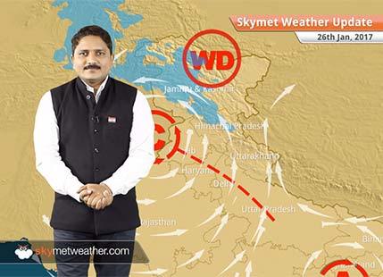 Weather Forecast for Jan 26: Snow in Kashmir, Himachal; Rain in Delhi, Chennai