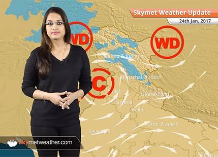 Weather Forecast for Jan 24: Snow in Kashmir, Himachal, Uttarakhand; Rain in TN