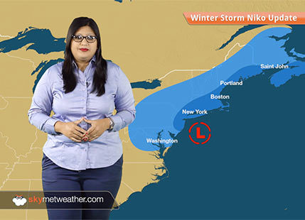 Winter Storm Niko: Heavy snow and blizzard to hit New York, Boston, Philadelphia