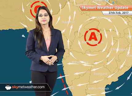 Weather Forecast for Feb 27: Rain in South Tamil Nadu, Kerala; Maximums to drop in Mumbai