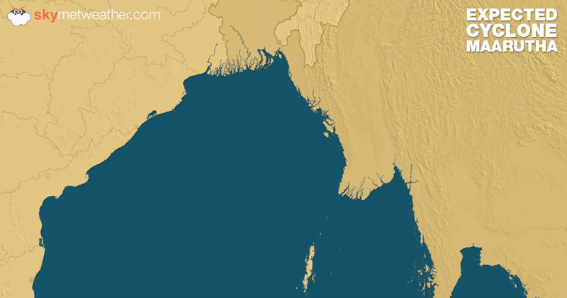 Cyclone Maarutha forms in Bay of Bengal, to intensify further
