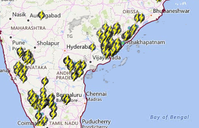Lightning and thunderstorm for Hyderabad