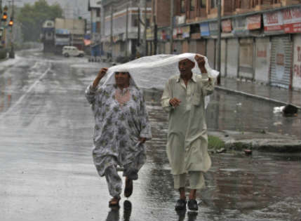 Rain in Jammu and Kashmir