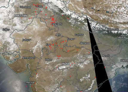 Crop fire in Haryana_NASA 600
