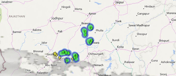 Rajasthan to witness thunderstorm, dust storm again | Skymet Weather ...