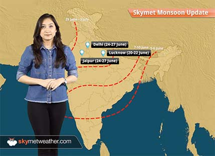 Onset dates of Monsoon 2017 for your city