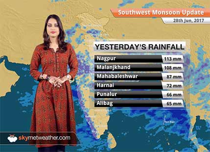Monsoon Forecast for Jun 29, 2017: Monsoon to hit Delhi; cover Madhya Pradesh, Bihar, Uttar Pradesh