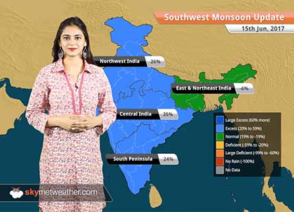 16 Jun, 2017 Monsoon Forecast: Monsoon rains in Kolkata, Pune, Madhya Maharashtra