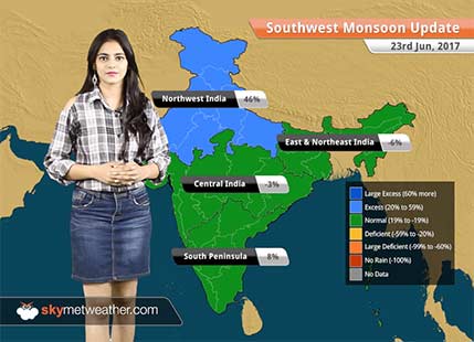 Monsoon Forecast for Jun 24, 2017: Patna, Mumbai to witness more Monsoon rains