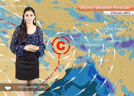 Weather Forecast for Jun 21: Rain in Delhi, Haryana, Punjab, Bihar, West Bengal