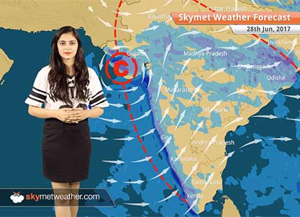 Weather Forecast for Jun 28: Monsoon rains over Delhi, U.P, Coastal Karnataka, Konkan and Goa