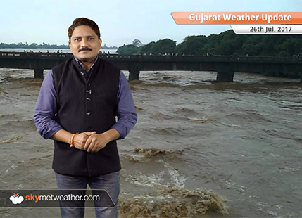 Gujarat Weather Update 26 July: Flood hit Gujarat to continue with heavy rains for 24 hrs