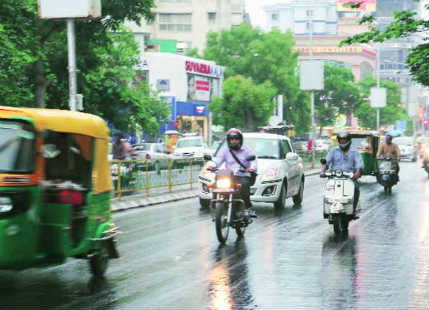 Rain in bhavnagar
