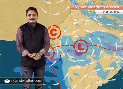 Weather Forecast for July 21: Good rain in Gujarat, UP, MP, Odisha, Chhattisgarh