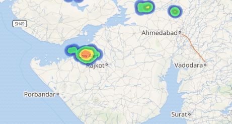 lightning ijn rajkot