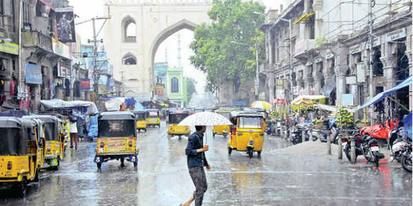 Good Monsoon rains in the offing for Hyderabad, Telangana