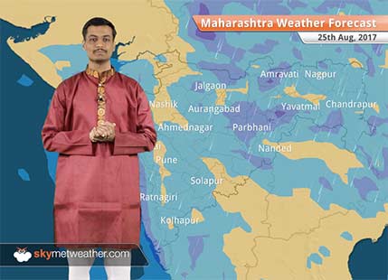 Maharashtra Weather Forecast for Aug 25: Mumbai, Ratnagiri, Satara, Nagpur to see light to moderate rains