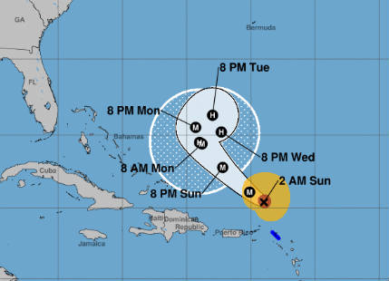Cat 4 Hurricane Jose to spare Caribbean as it moves towards open waters