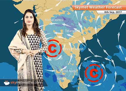 Weather Forecast for Sep 8: Moderate rain in Bengaluru, Hyderabad; Mumbai, Delhi to remain dry