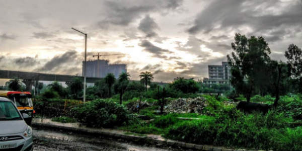 delhi cloudy post